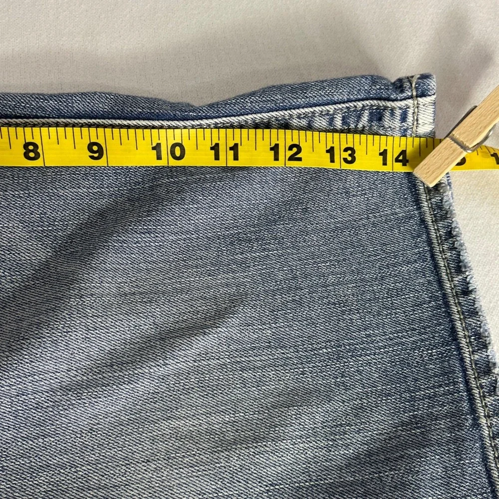 Silver Jeans Co Suki‎ Bermuda Denim Shorts Medium Wash Blue W27 Mid Rise